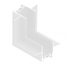 Connector Γωνία Οροφή με Τοίχο για Χωνευτή Μαγνητική Ράγας 48V Slim Inlight TC031 